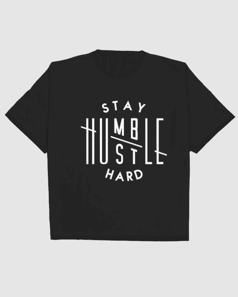 HUMBLE HUSTLE HARD Oversized Tee