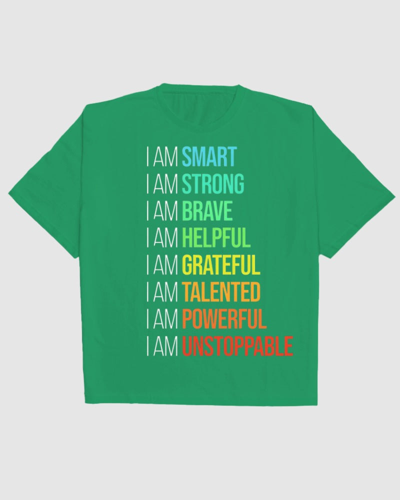 I am Smart Strong Oversized Tee