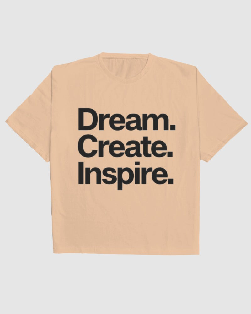 Dream Create Inspire Oversized Tee