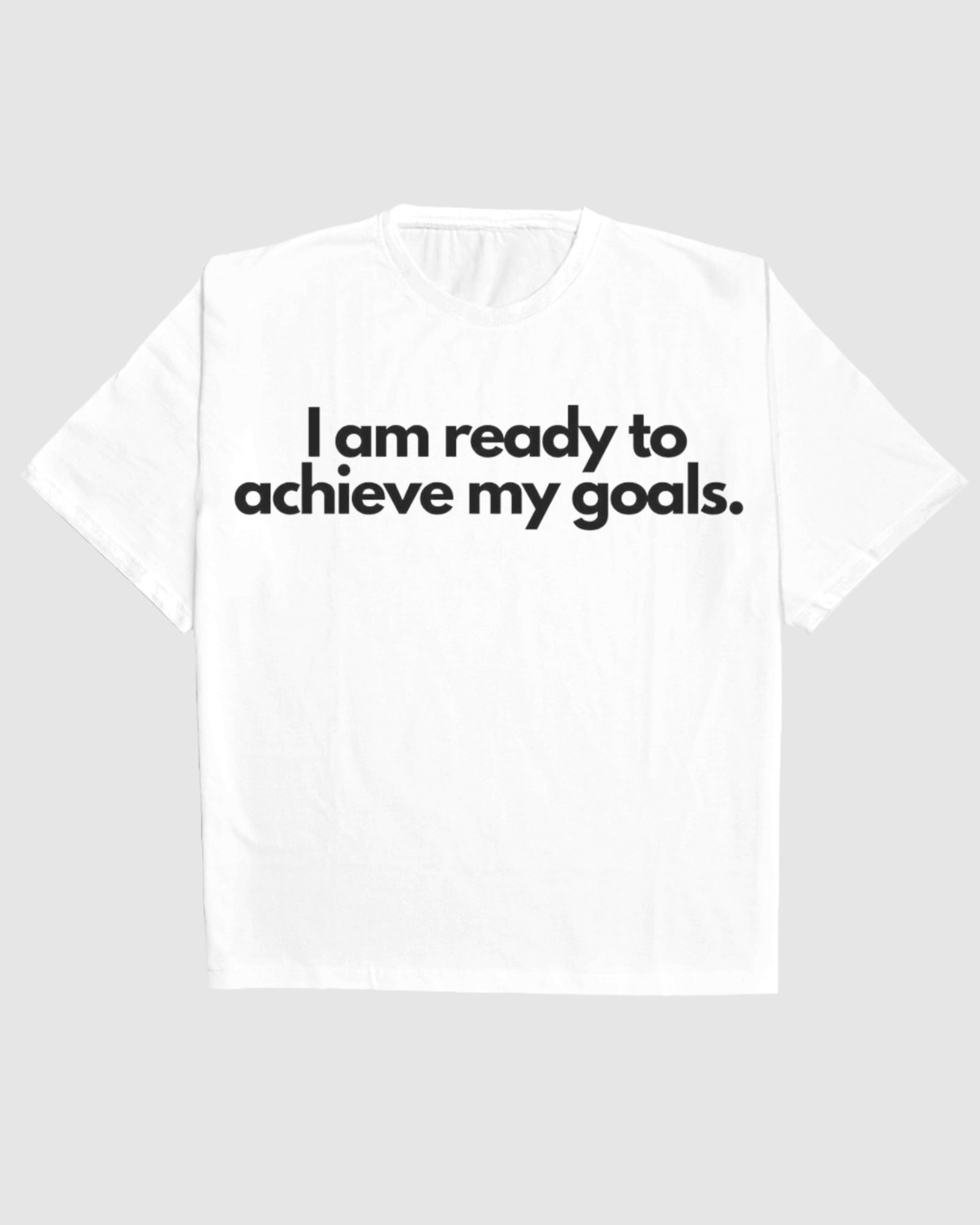 Achive My Goals Oversized Tee