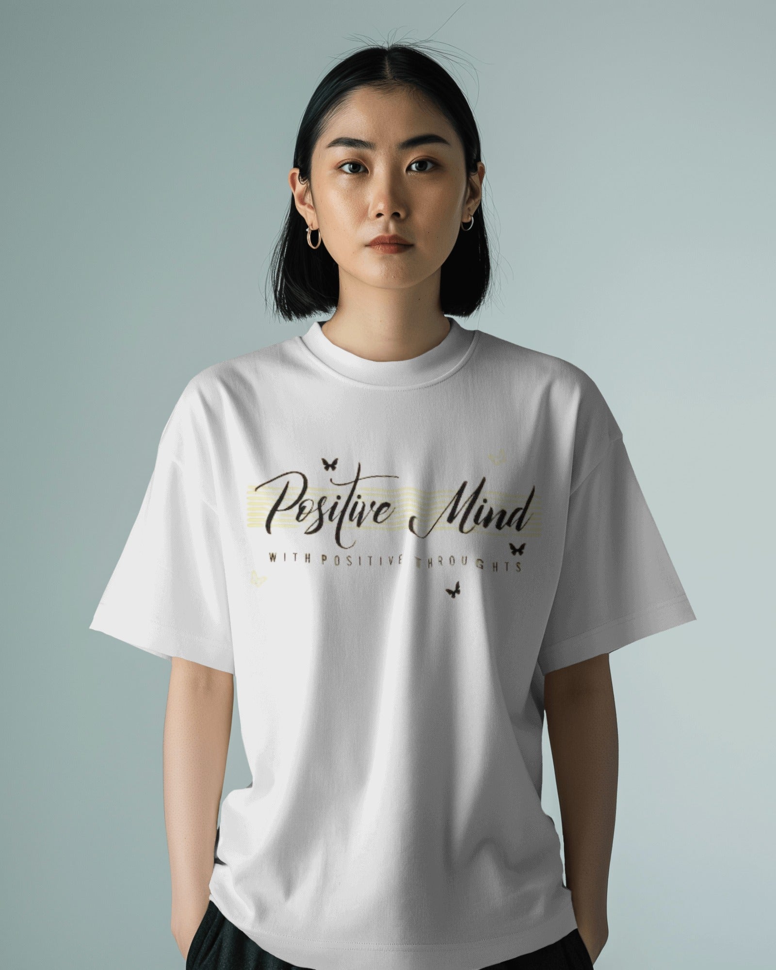 positive mind - Women Oversized Tee