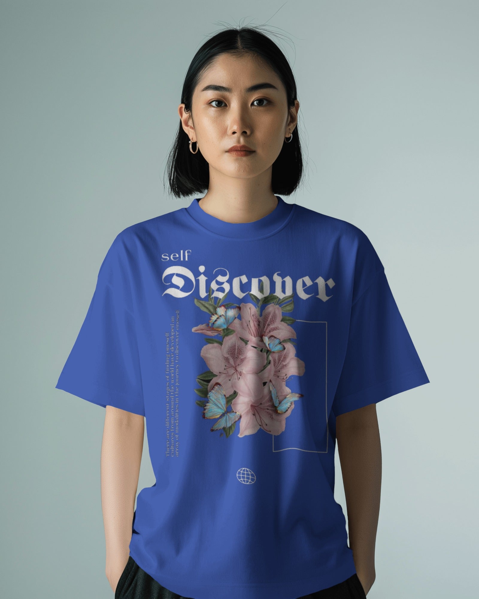 self discover- Women Oversized Tee