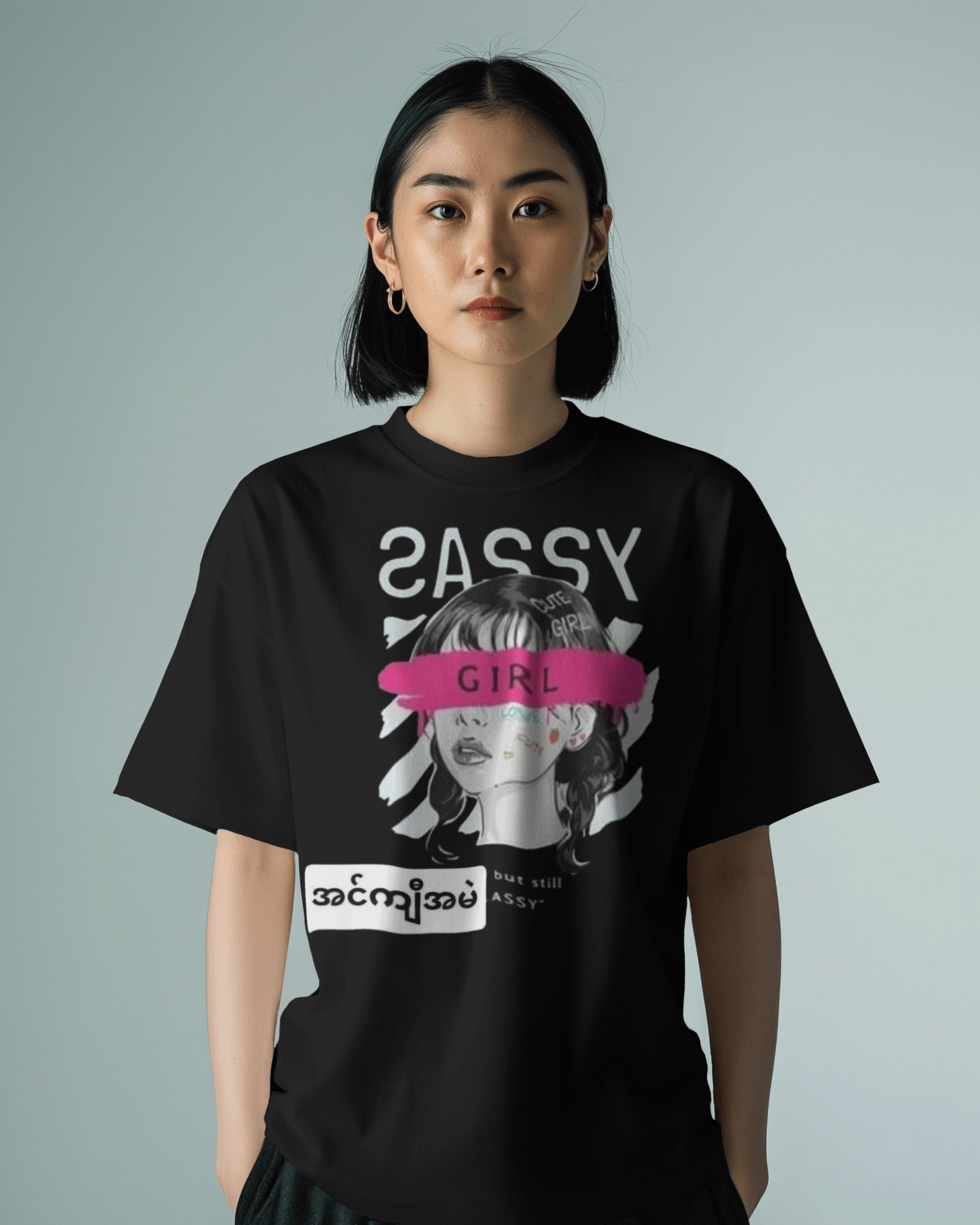 sassy- Women Oversized Tee