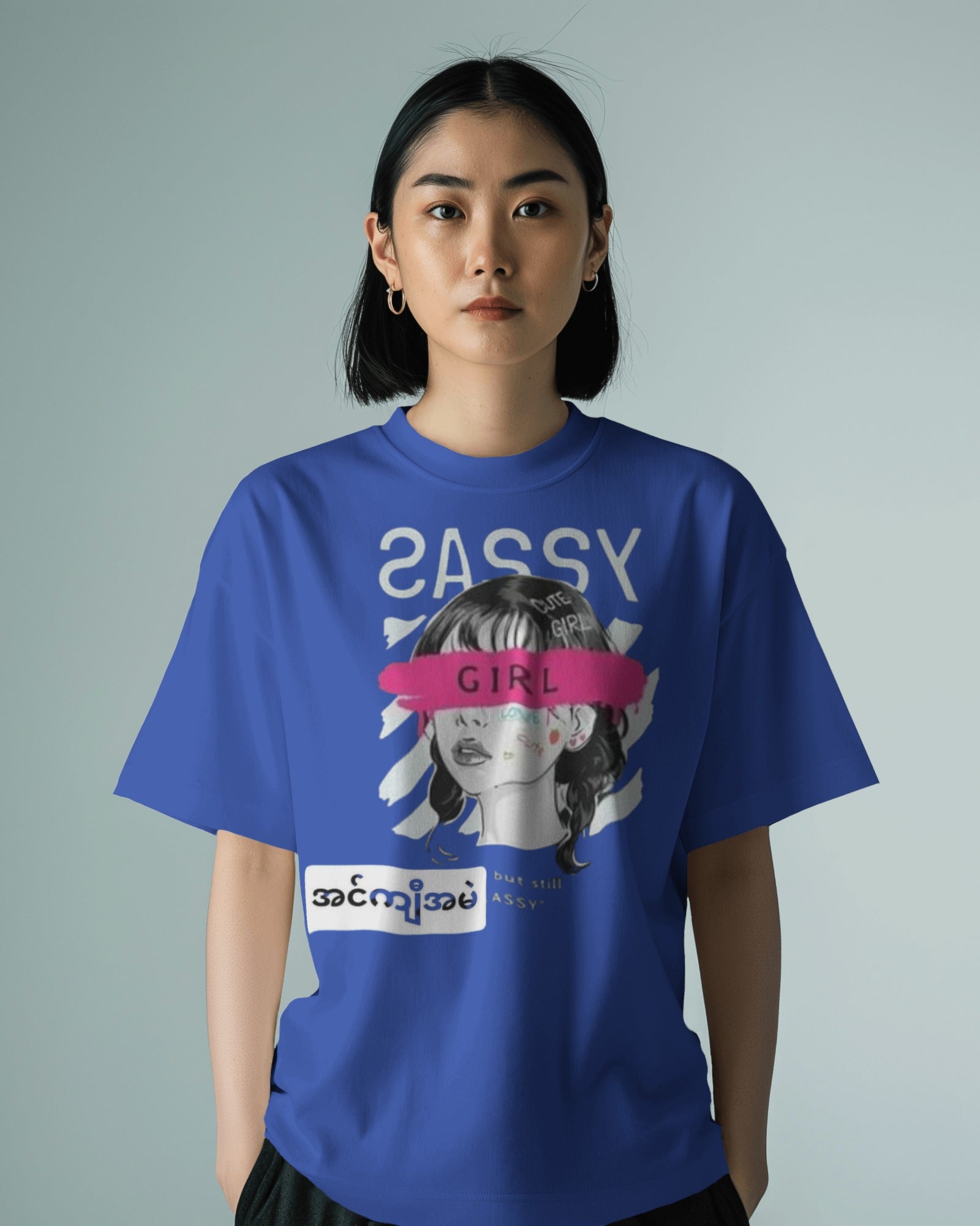 sassy- Women Oversized Tee