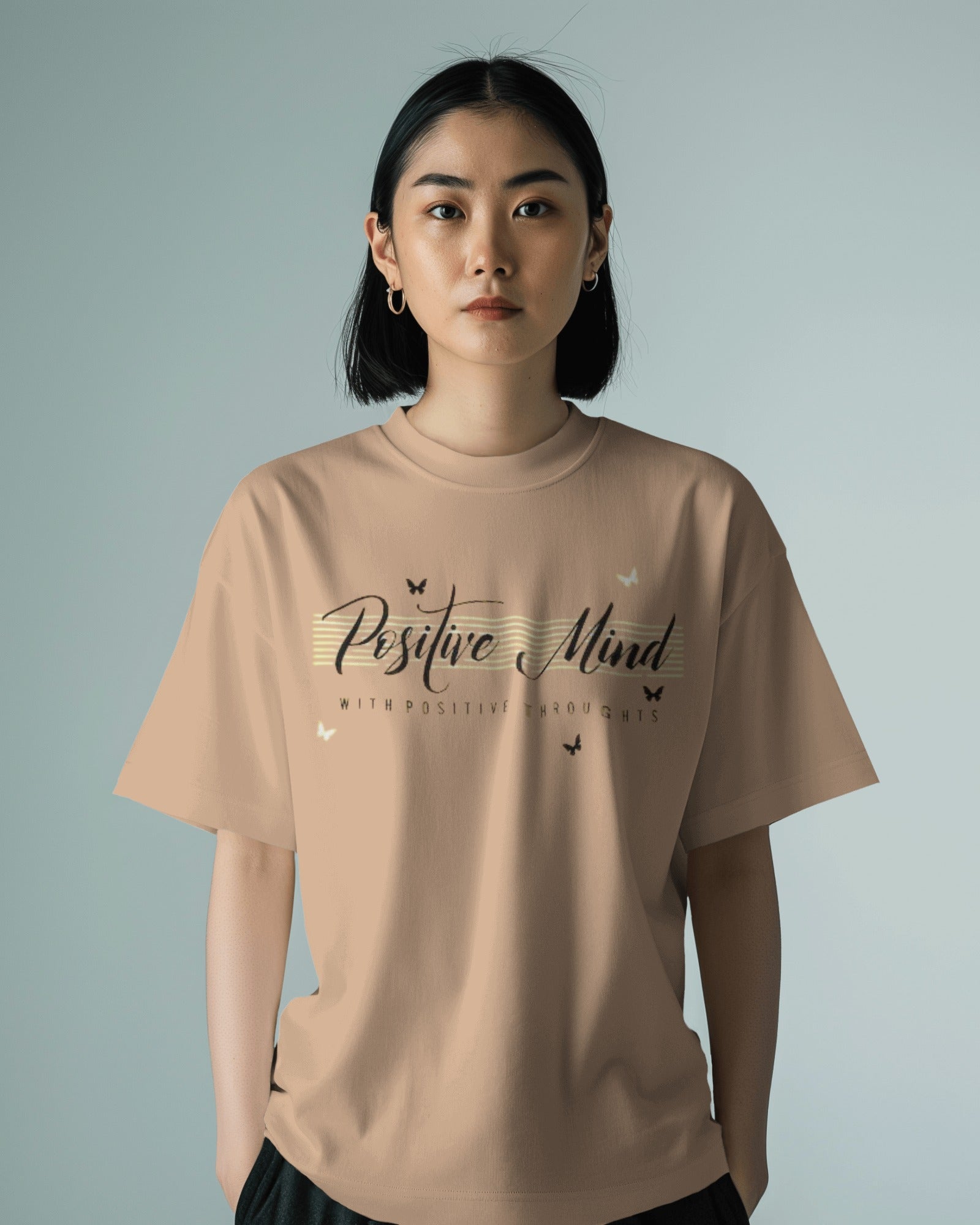 positive mind - Women Oversized Tee