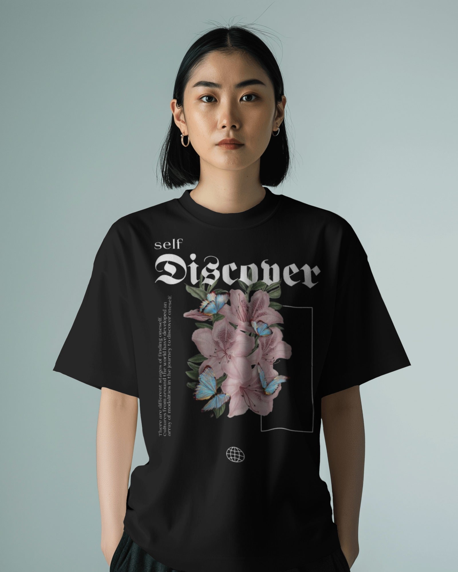 self discover- Women Oversized Tee