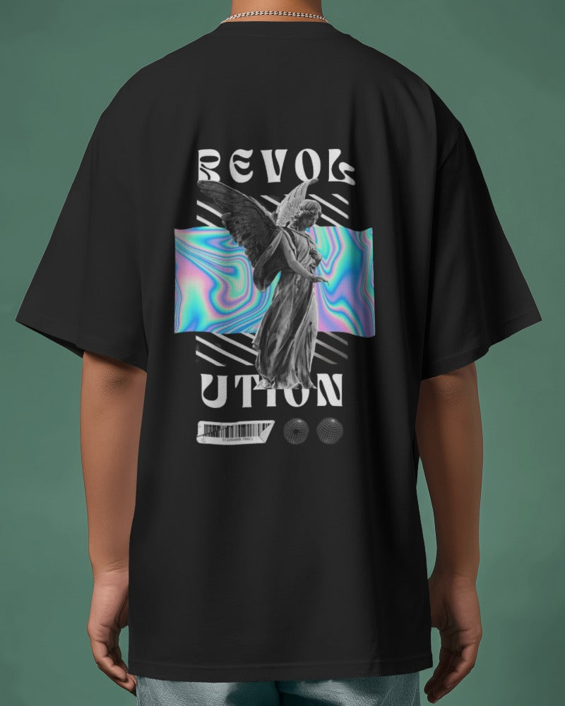 Revoke - Oversized Black Tee