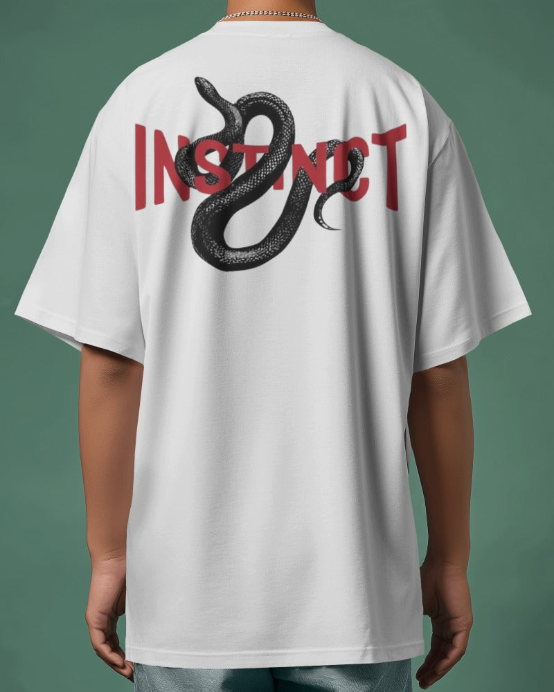 INSTINCT - Oversized white Tee