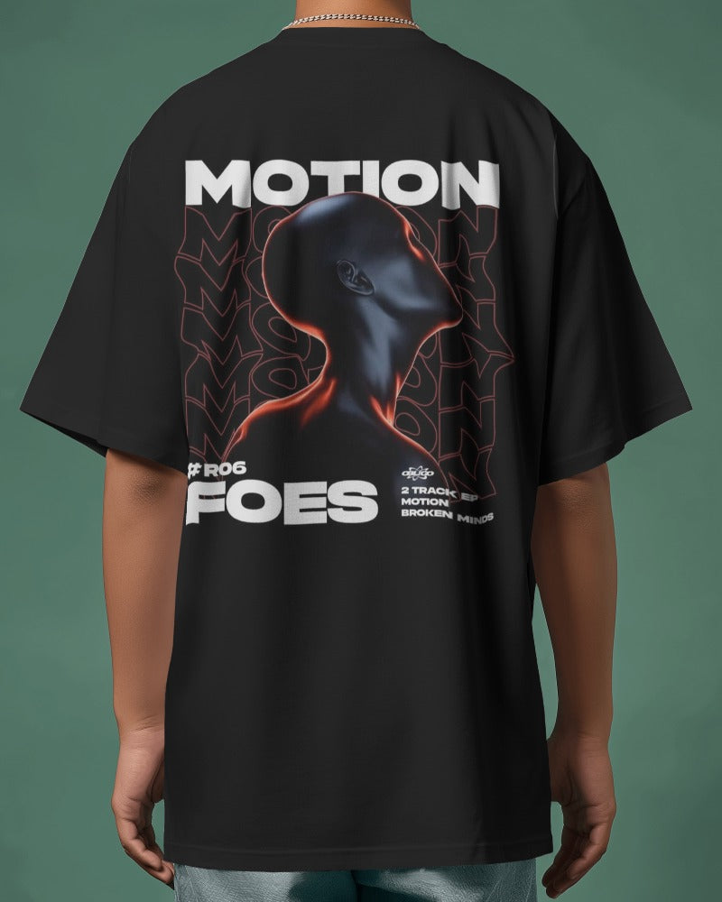 Motion - Oversized black Tee