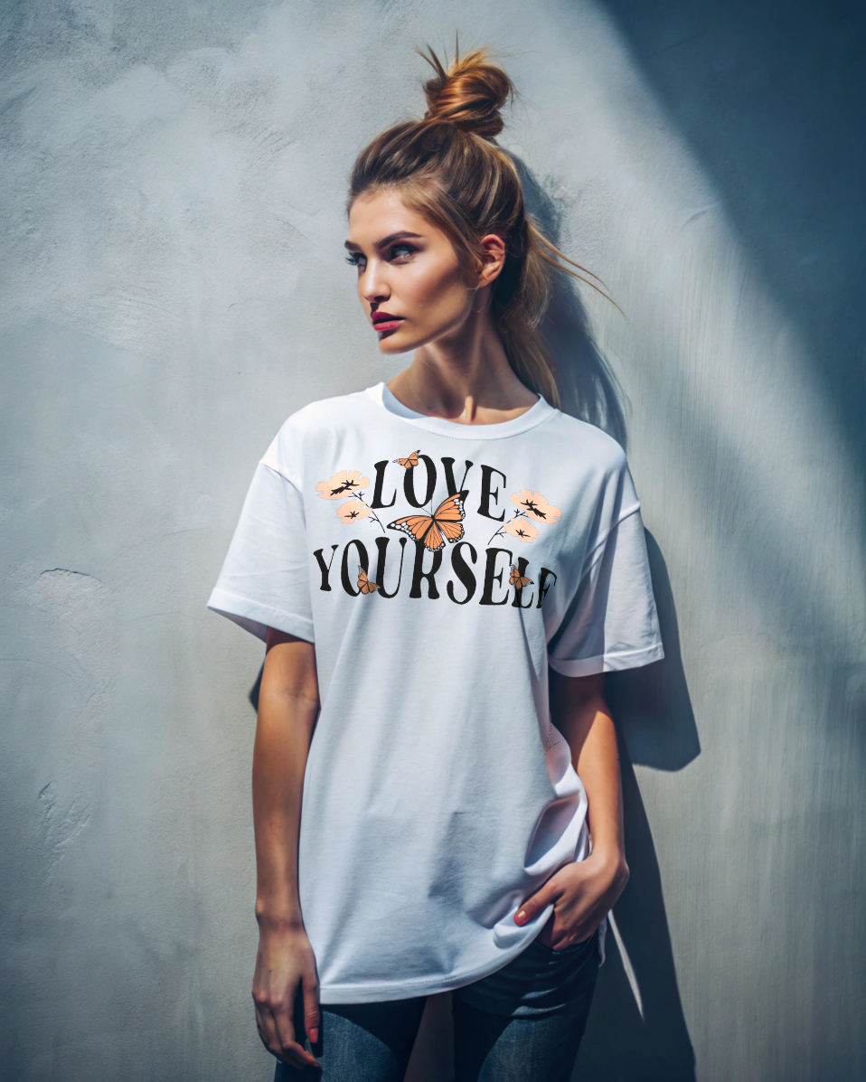 love yourself 1 - Women Oversized Tee