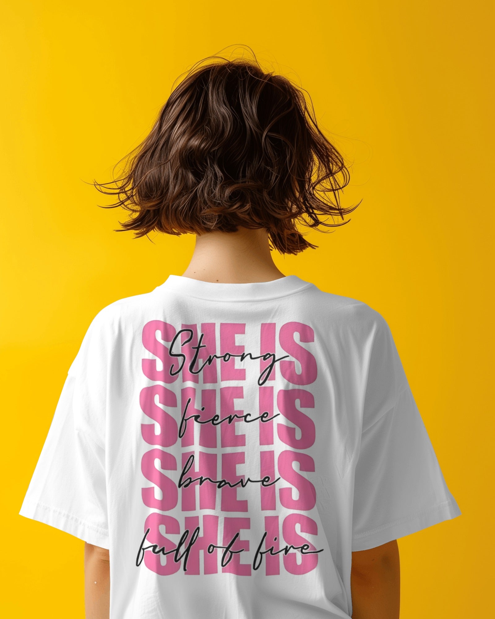 she is - Women Oversized Tee