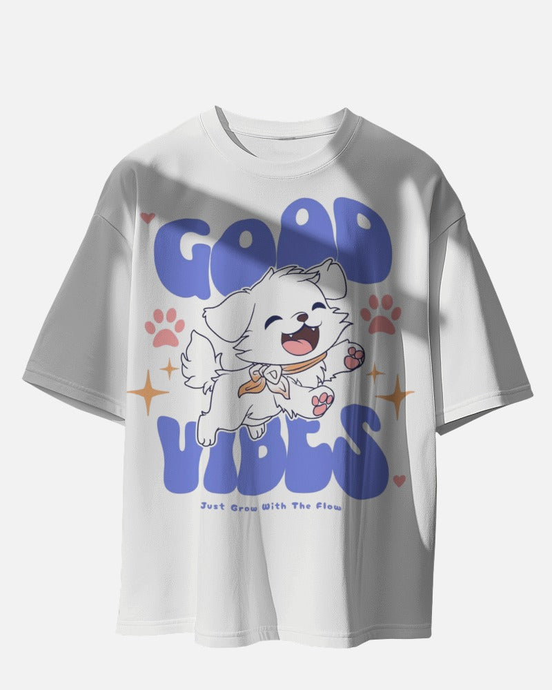 Good Vibes Oversized Tee