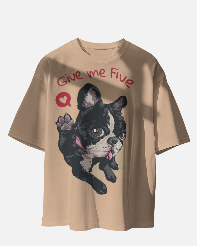 Give Me Five Oversized Tee