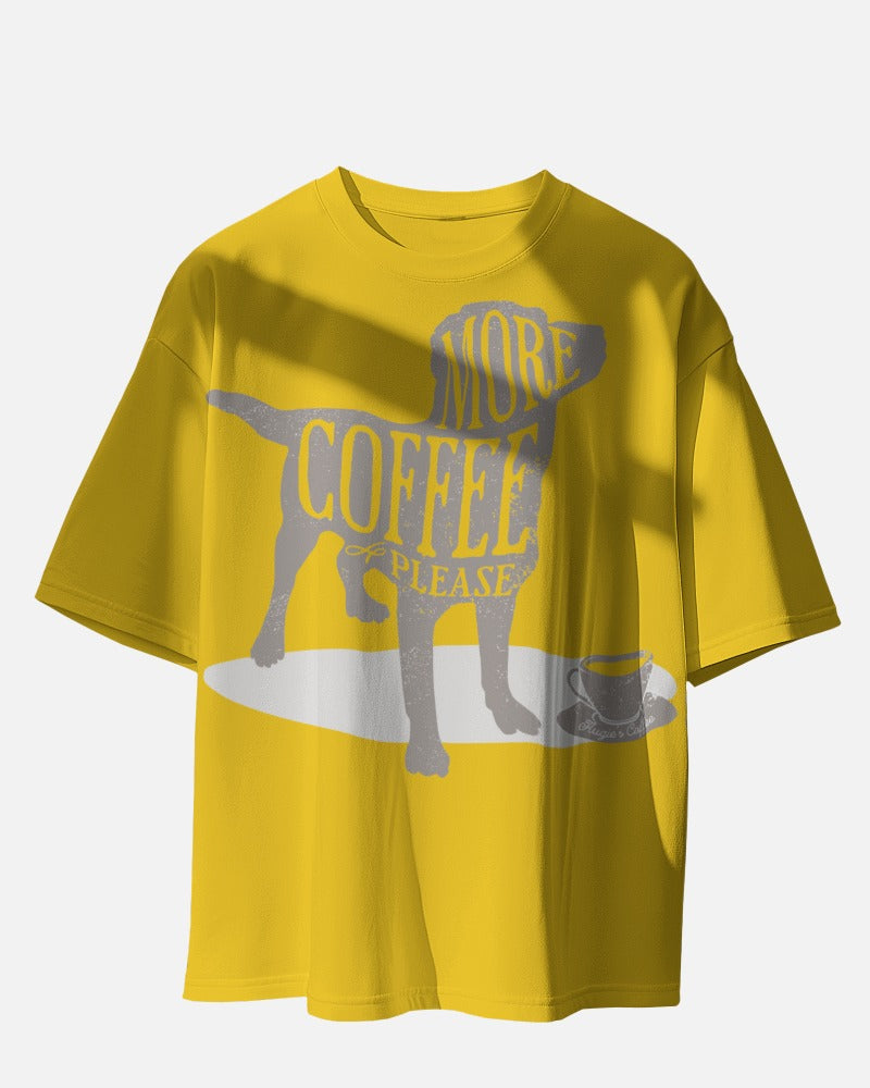 More Coffee Please Oversized Tee