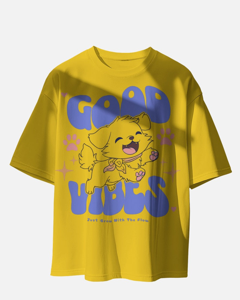 Good Vibes Oversized Tee