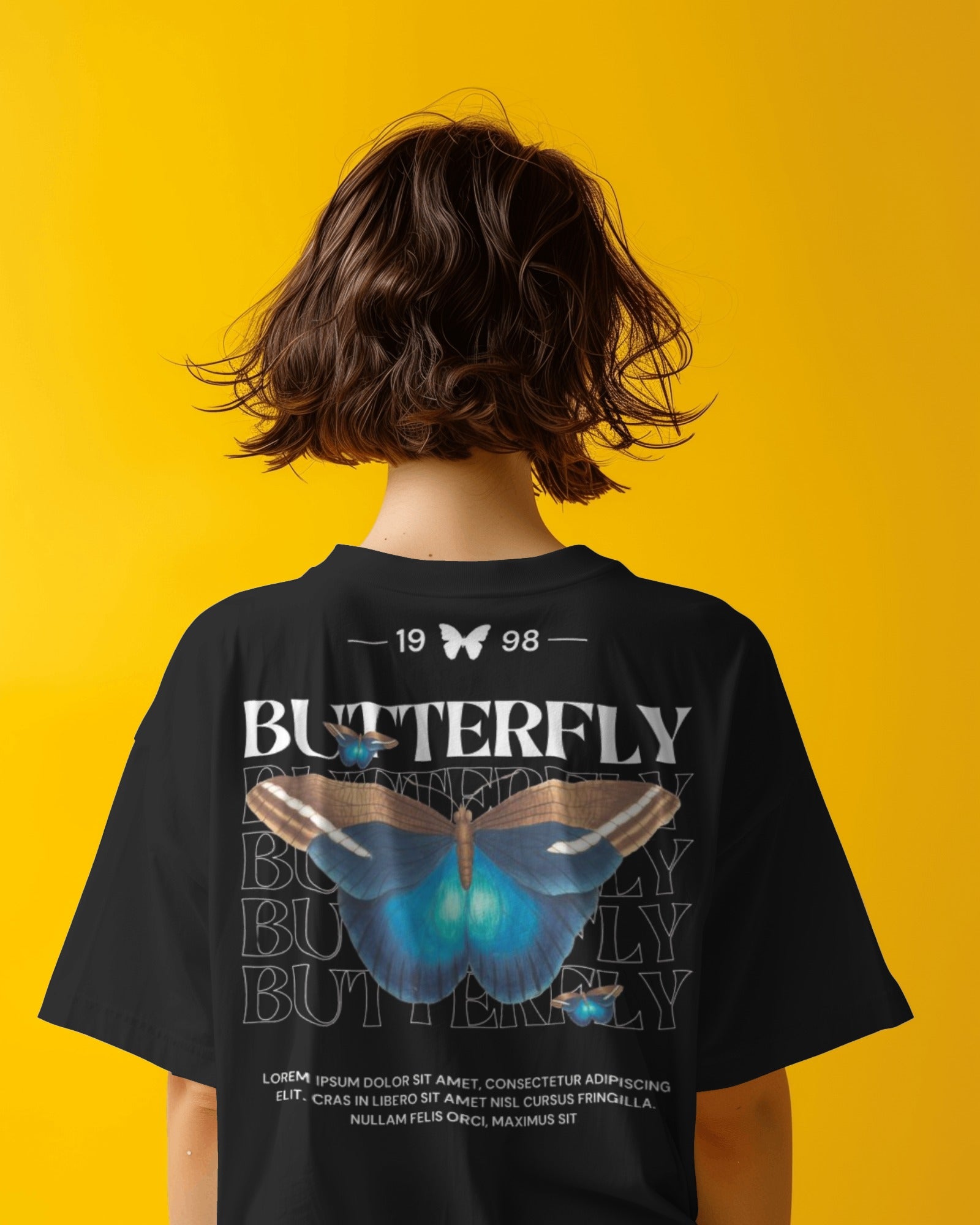 Butterfly- Women Oversized Tee