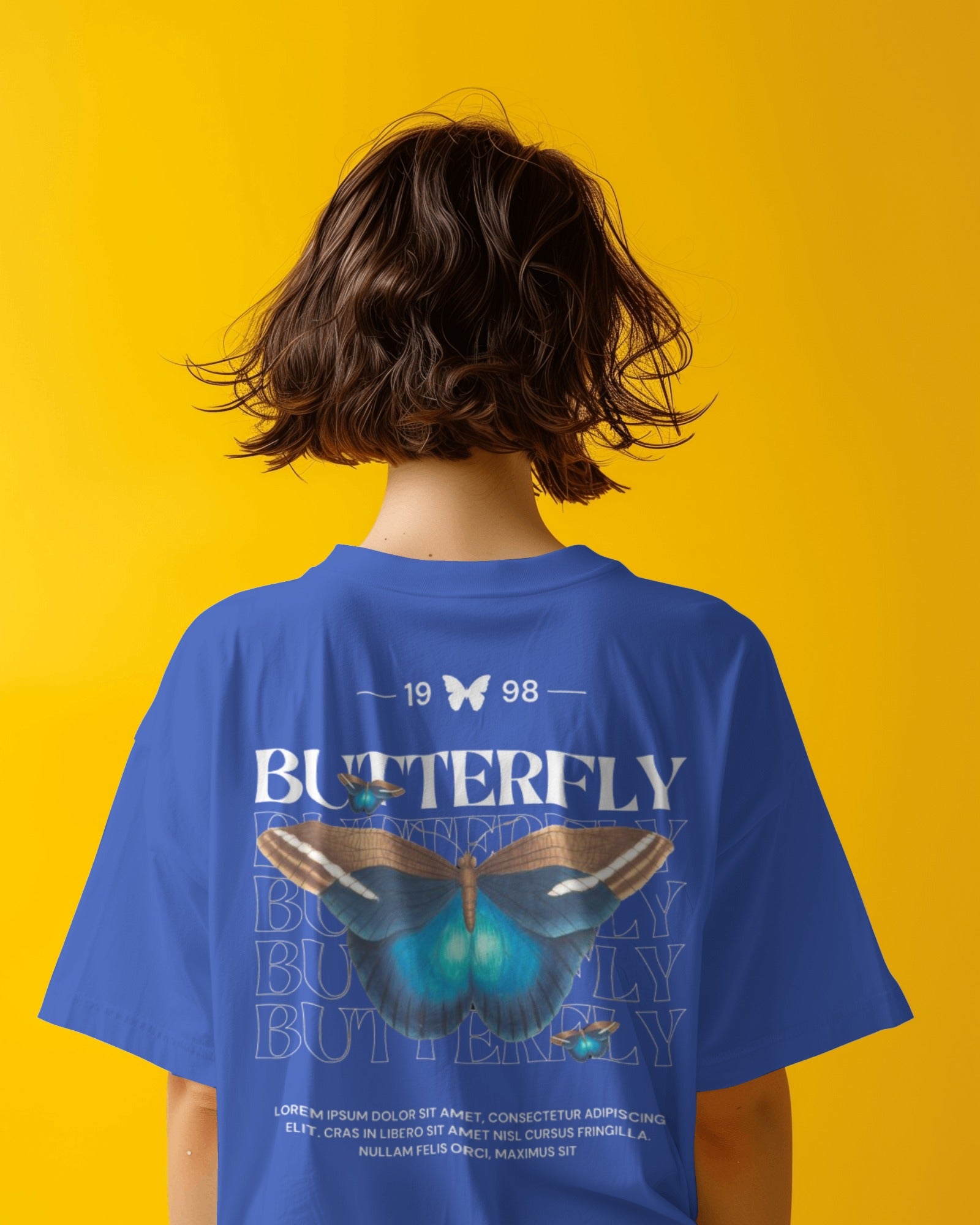 Butterfly- Women Oversized Tee