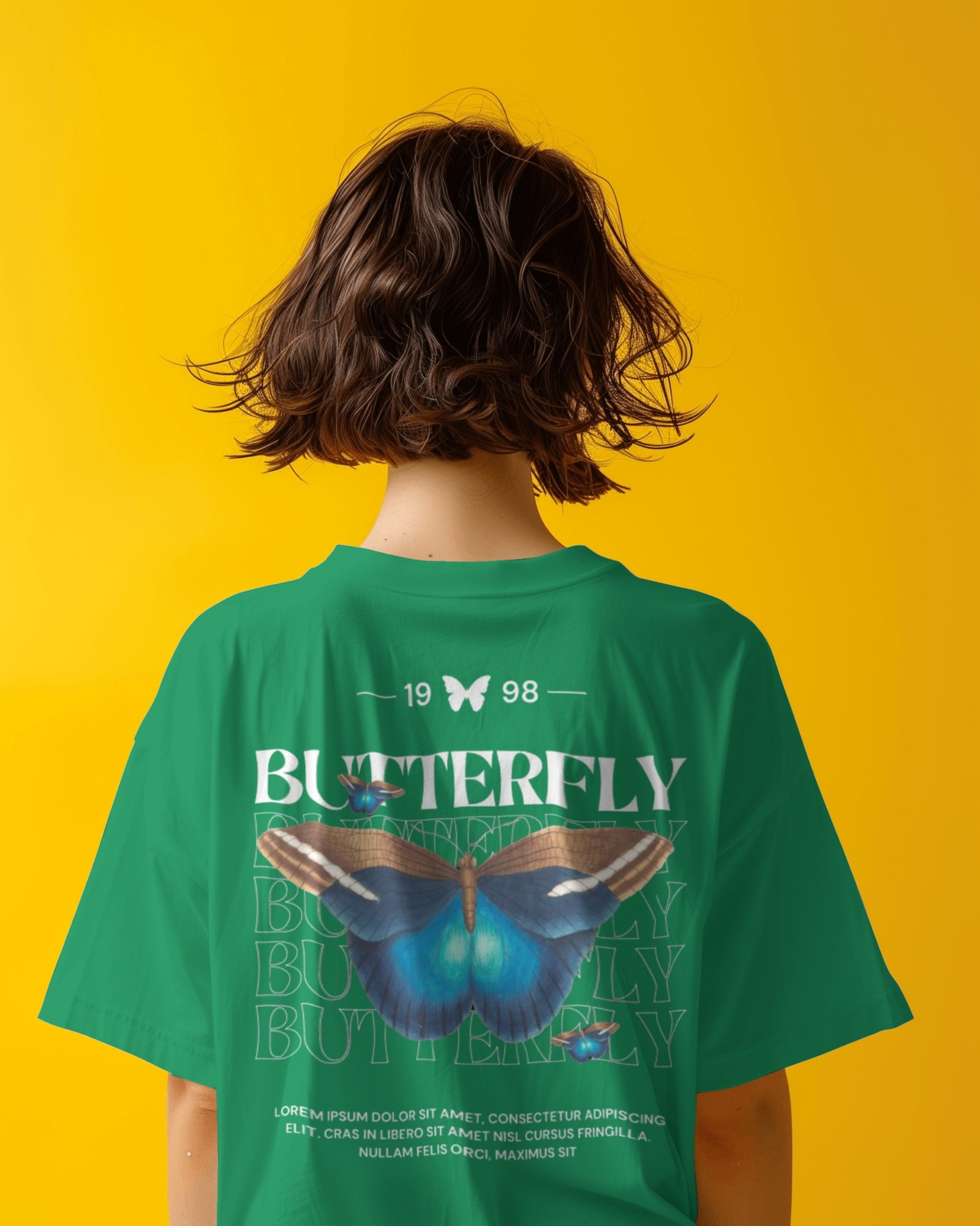 Butterfly- Women Oversized Tee